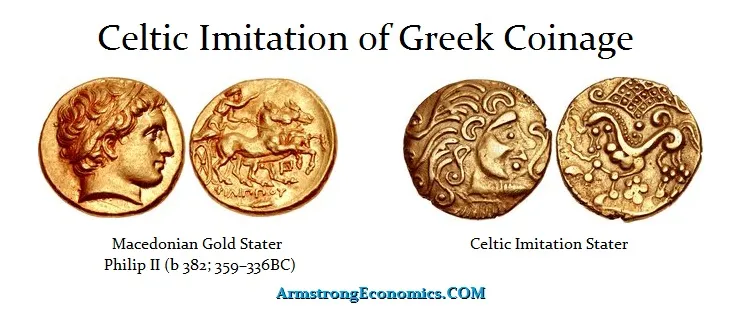 Celtic Imitation of Greek Stater Philip II