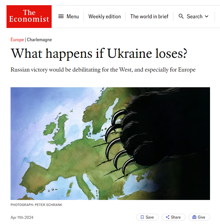 Economist Russia takes Europe