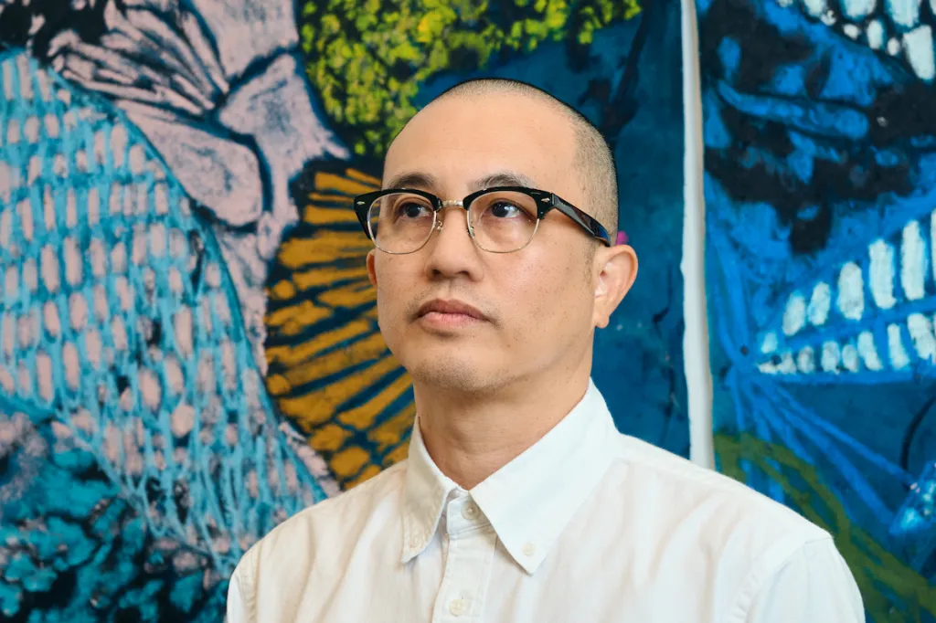 Naotaka Hiro Pushes His Body to Its Limits Using Abstract Painting