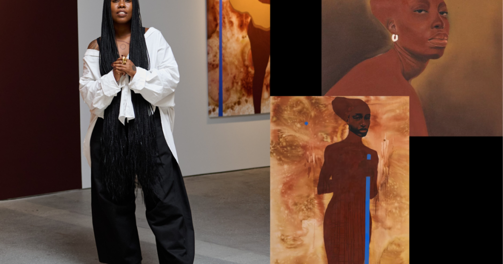 Manyaku Mashilo’s Luminous Paintings Bridge the Earthly and the Ancestral