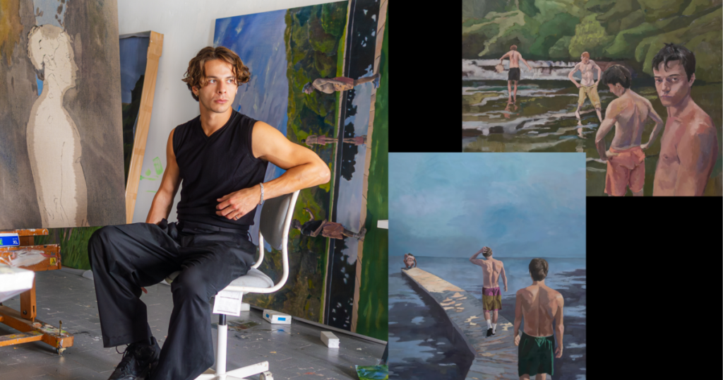 Rising Painter Emil Sands Finds Beauty in the Vulnerability of the Human Form