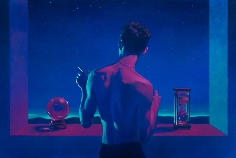 Esaí Alfredo, ‘Star Gazing’, 2025, Painting, Oil on canvas, Spinello Projects