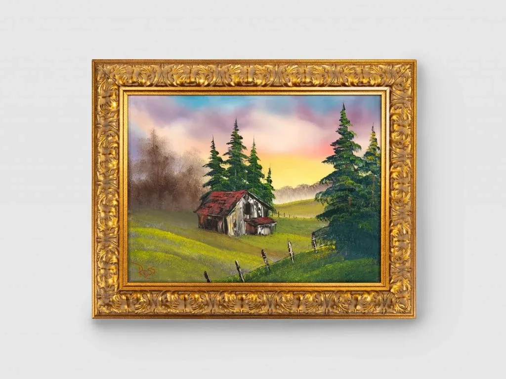 Bob Ross Painting Breaks Record at John Oliver’s Public Media Benefit Auction