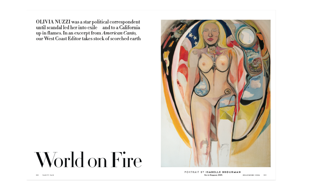 Vanity Fair‘s Soon-To-Be-Published Hollywood Issue Includes an Intimate, Abstract Portrait of Olivia Nuzzi