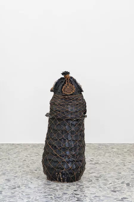 ektor garcia, ‘nera’, 2019, Sculpture, Glazed terracotta, copper wire, Galerie Nordenhake