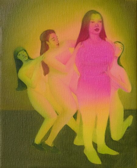 Emiliana Henriquez, ‘Frenemies’, 2025, Painting, Oil on canvas, Sorondo