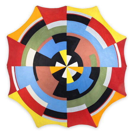 Joe Overstreet, ‘Indian Sun’, 1969, Painting, Acrylic on canvas, Eric Firestone Gallery