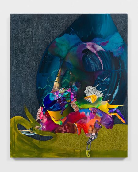 Ilana Savdie, ‘Eyeless Creature Turns Out to Be All Eyes’, 2025, Painting, Oil, acrylic and beeswax on canvas stretched on panel, White Cube