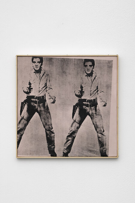Richard Pettibone, ‘Andy Warhol, Two Elvis, 1964’, 1975, Mixed Media, Acrylic and silkscreen on canvas in artist's frame, Mitterrand