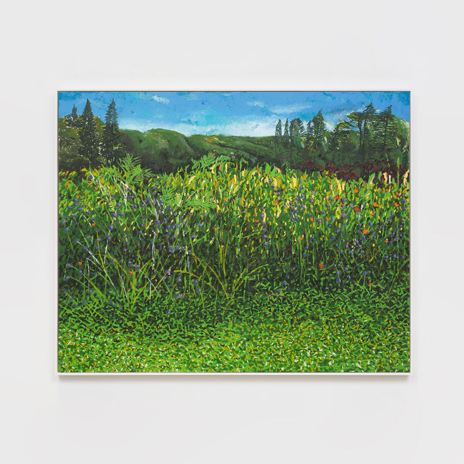 Paul Anthony Smith, ‘Dreams Deferred: Leaves of Grass’, 2025, Painting, Oil stick on canvas, Timothy Taylor