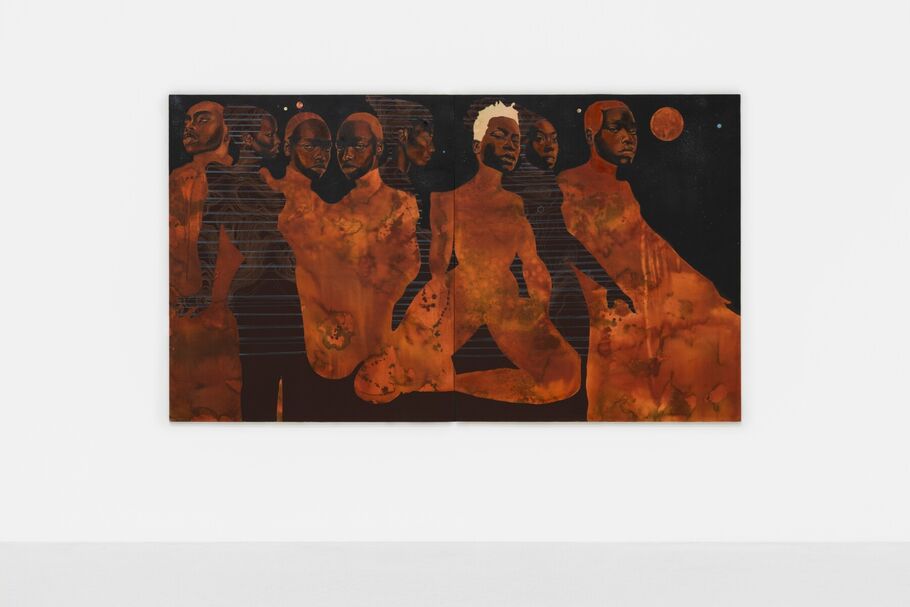 Manyaku Mashilo, ‘In the radiance of stars ’, 2025, Painting, Acrylic, oil on canvas, Southern Guild