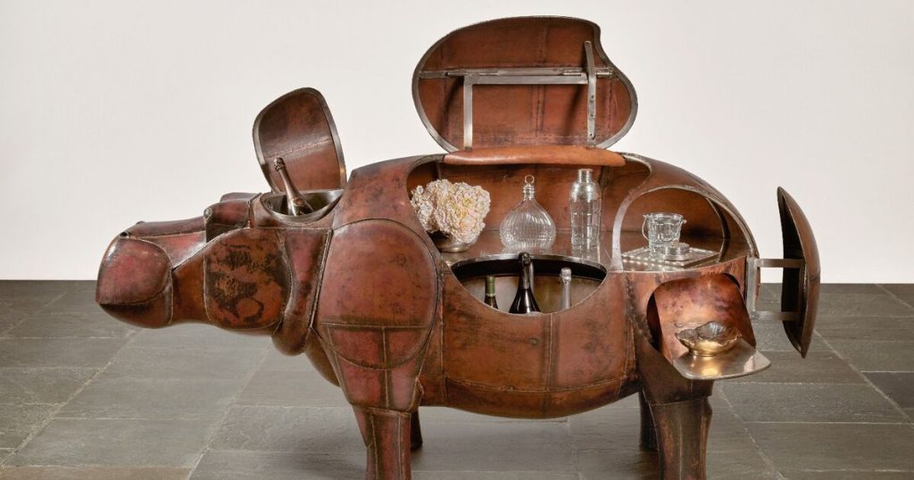 $31.4 million Lalanne Hippopotamus Bar is now most expensive design work ever sold at auction.