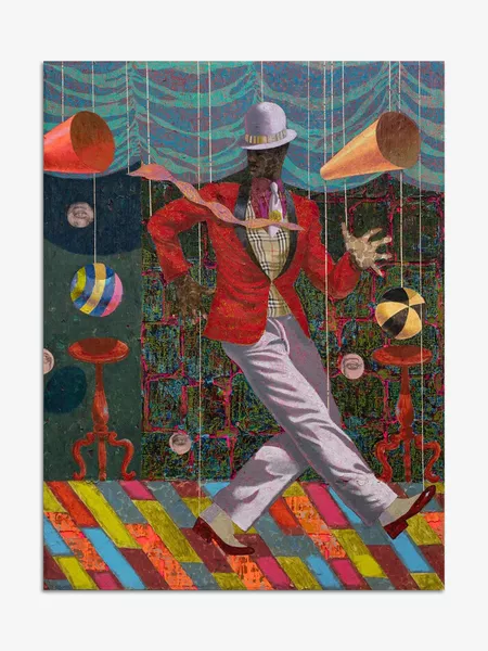 Derek Fordjour, ‘STRWMN’, 2022, Print, Giclee print, Huh Gallery