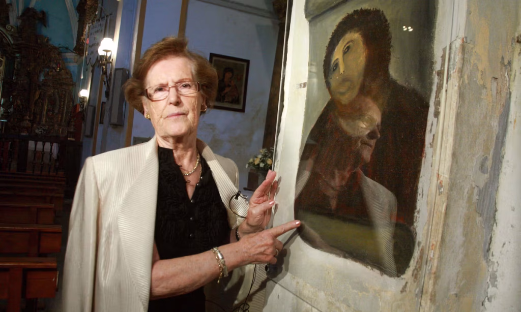 Woman whose botched Jesus fresco became a viral sensation dies, aged 94 – The Art Newspaper