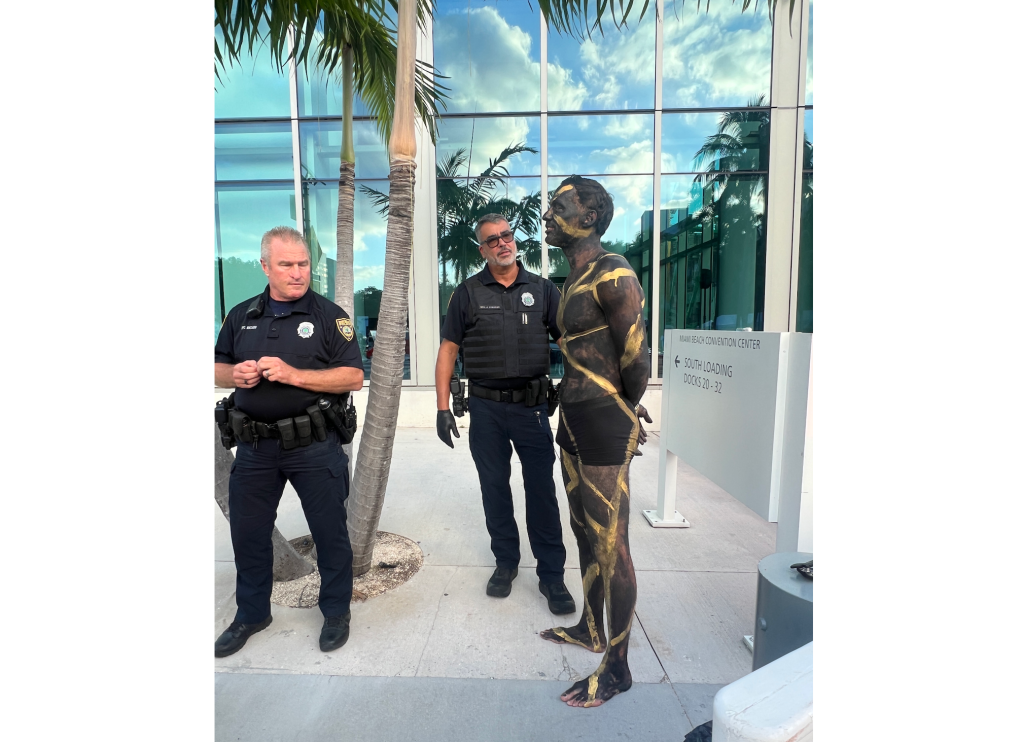 Artist Arrested at Art Basel Miami Beach After Chalk ‘Performance’ Involving His Daughter