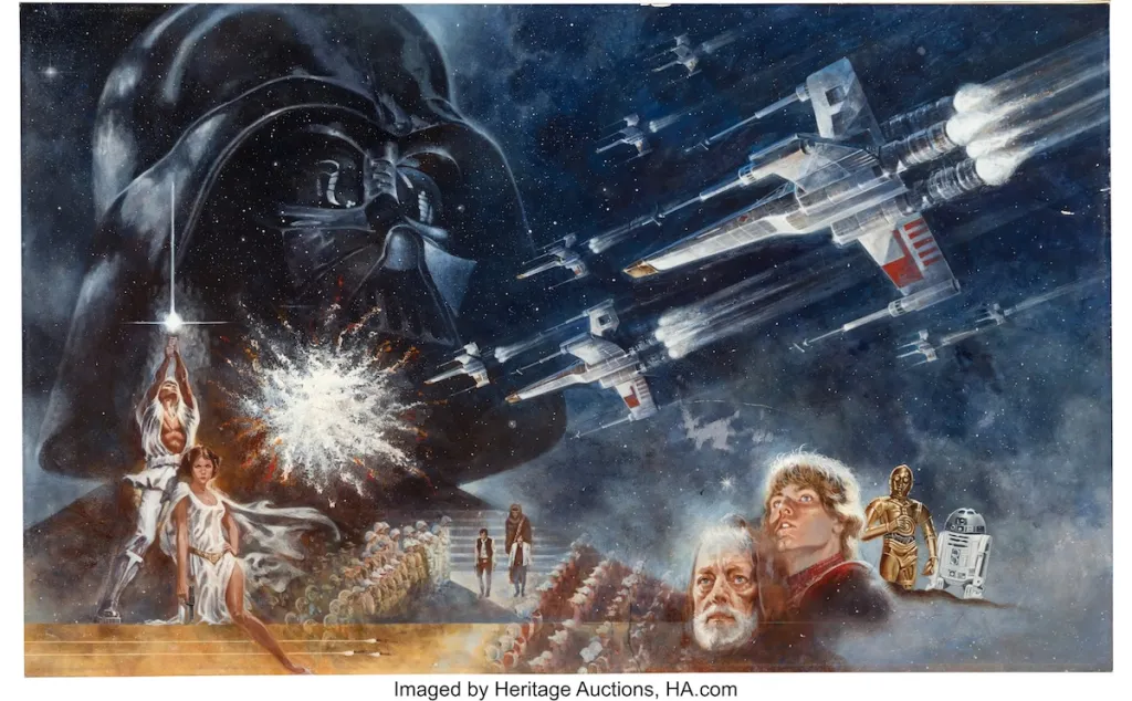 Tom Jung’s 1977 ‘Star Wars’ Painting Fetches $3.9 M., Breaking Auction Record for the Franchise