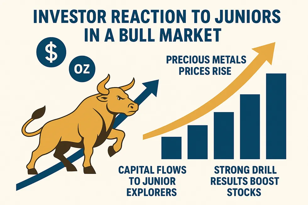 Bull market: Rising precious metal prices are boosting capital for junior explorers.