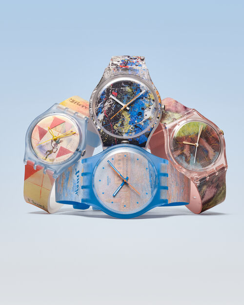 New Swatch colletion with Guggenheim will feature Degas, Monet, and more iconic artists.