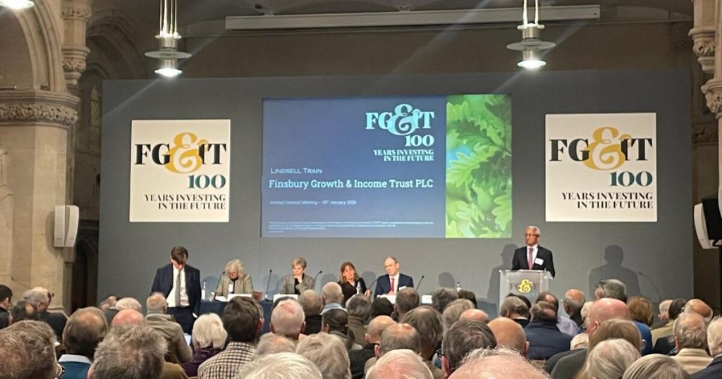 Shareholders back Finsbury Growth & Income with 96% voting for continuation