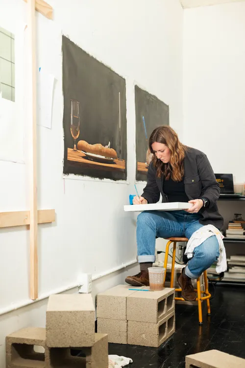 Erin Wright’s Hyperreal Paintings Make Luxury Living Weird