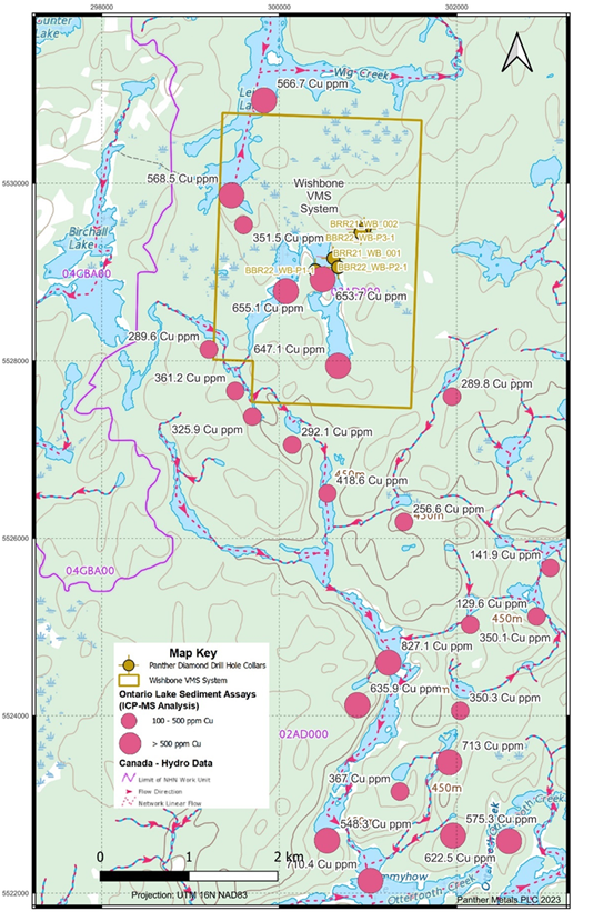 A map of the north Description automatically generated
