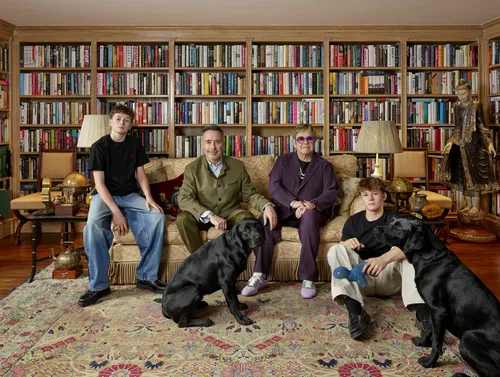 National Portrait Gallery unveils new Catherine Opie portrait of Elton John and his family.