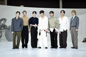 BTS performs at the Guggenheim Museum for “The Tonight Show” with Jimmy Fallon.