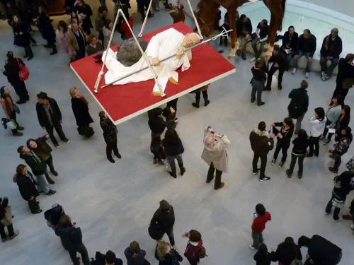 Maurizio Cattelan launches a hotline to hear people confess their sins.