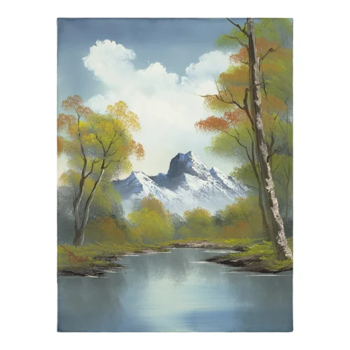 Bob Ross paintings will go on view at Bonhams New York.