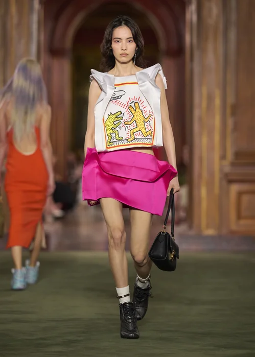 Keith Haring and Louis Vuitton collaboration launches at the Frick Collection.