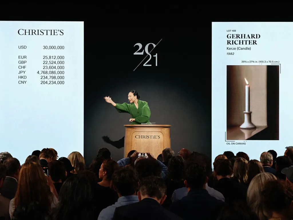 Marian Goodman’s $35.1 M. Richter ‘Candle’ Leads Christie’s Tepid $162.7 M. Trio of Postwar and Contemporary Sales