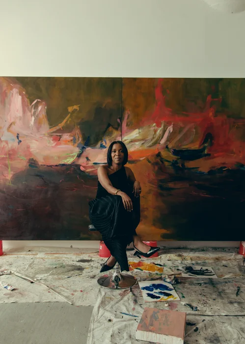Rising Artist Lindsay Adams Captures Black Liberation Through Wild Abstraction