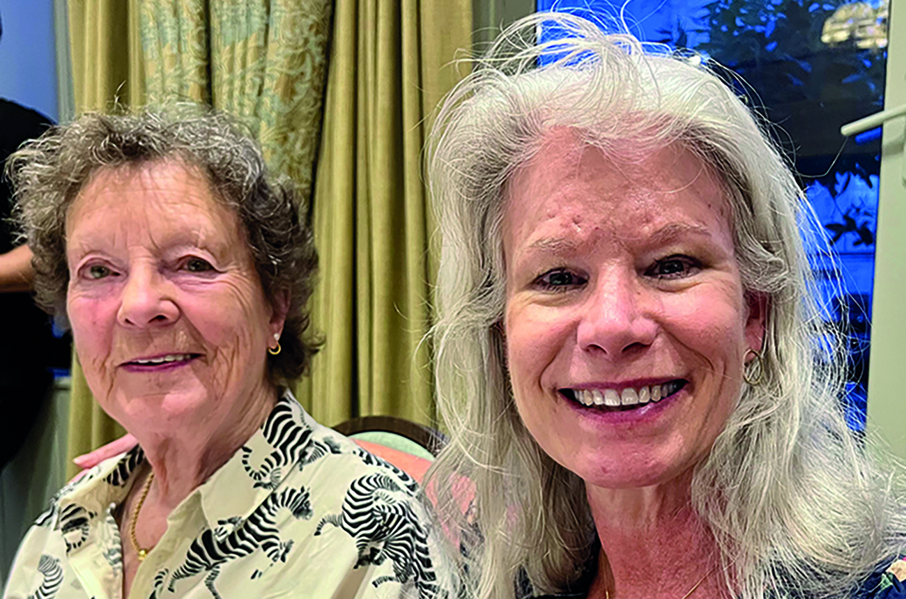 Tina Gellie with Bella Spurrier