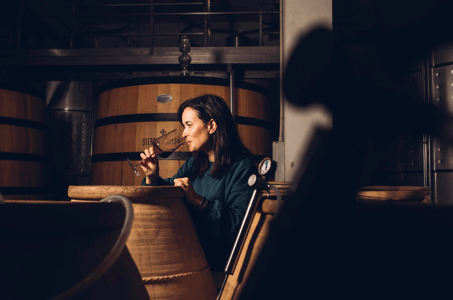 Sandra Bravo, owner and winemaker at Sierra de Toloño