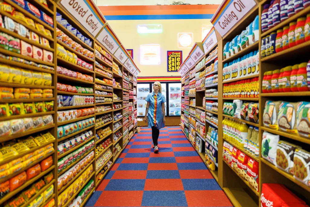 At The Momentary, Lucy Sparrow Transforms a Supermarket into a Felt Wonderland