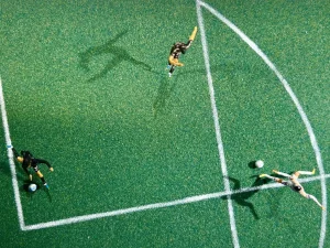 Lyndon J. Barrois Sr.’s Miniature Portraits of World Cup History Explore Moments of Joy and Political Controversy