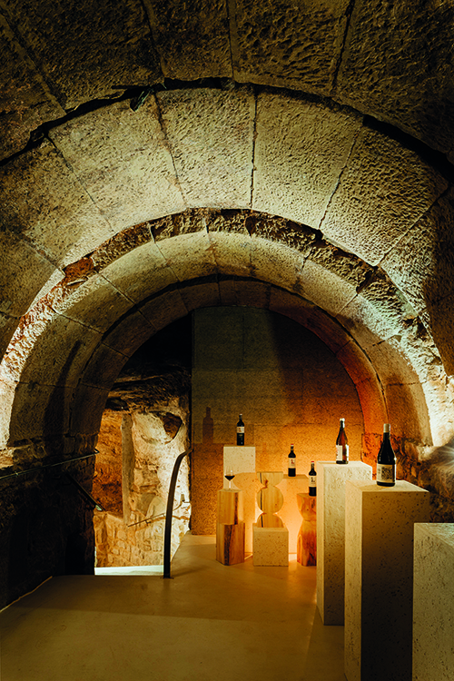 The vaulted cellars at Casa Robla