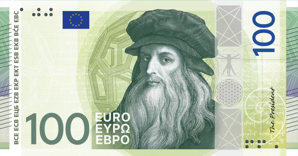 Leonardo da Vinci May Become the Face of Future Euro Banknotes