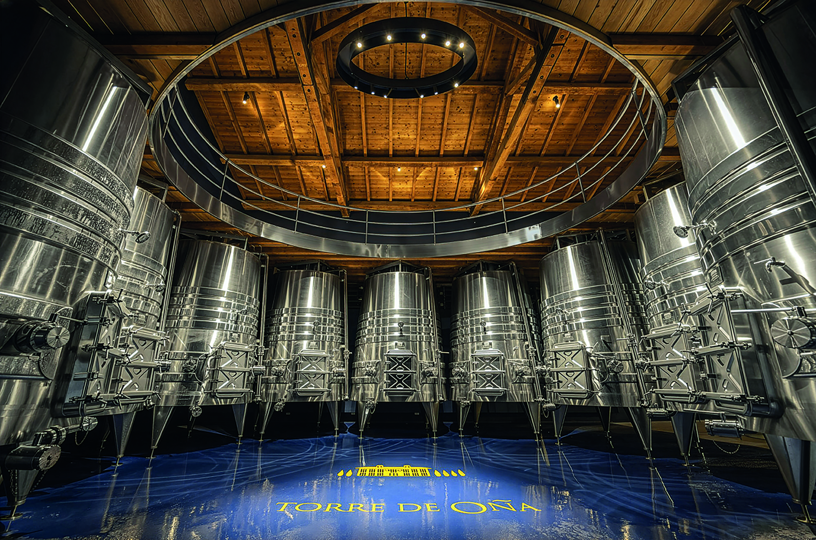Torre de Oña's fermentation vats
