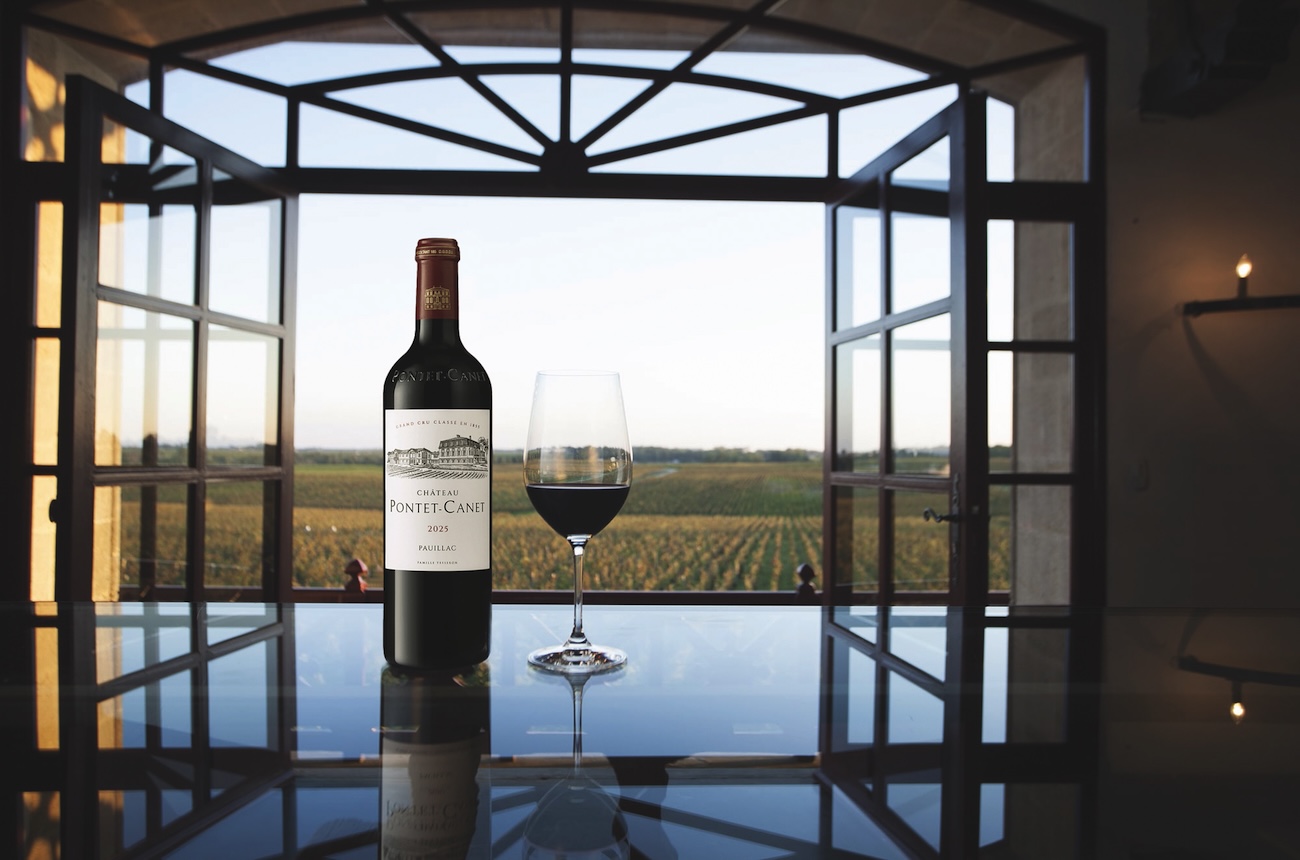 Bordeaux wine bottle