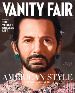 Anna Weyant paints Marc Jacobs for "Vanity Fair" cover.