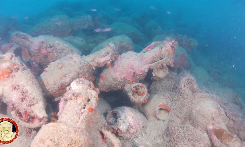Bottoms up: vast Roman shipwreck filled with ancient wine amphoras discovered near Sicily – The Art Newspaper