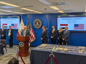 FBI Hands Over 48 Illegally Trafficked Artifacts to Egypt After Art Crimes Team Investigation