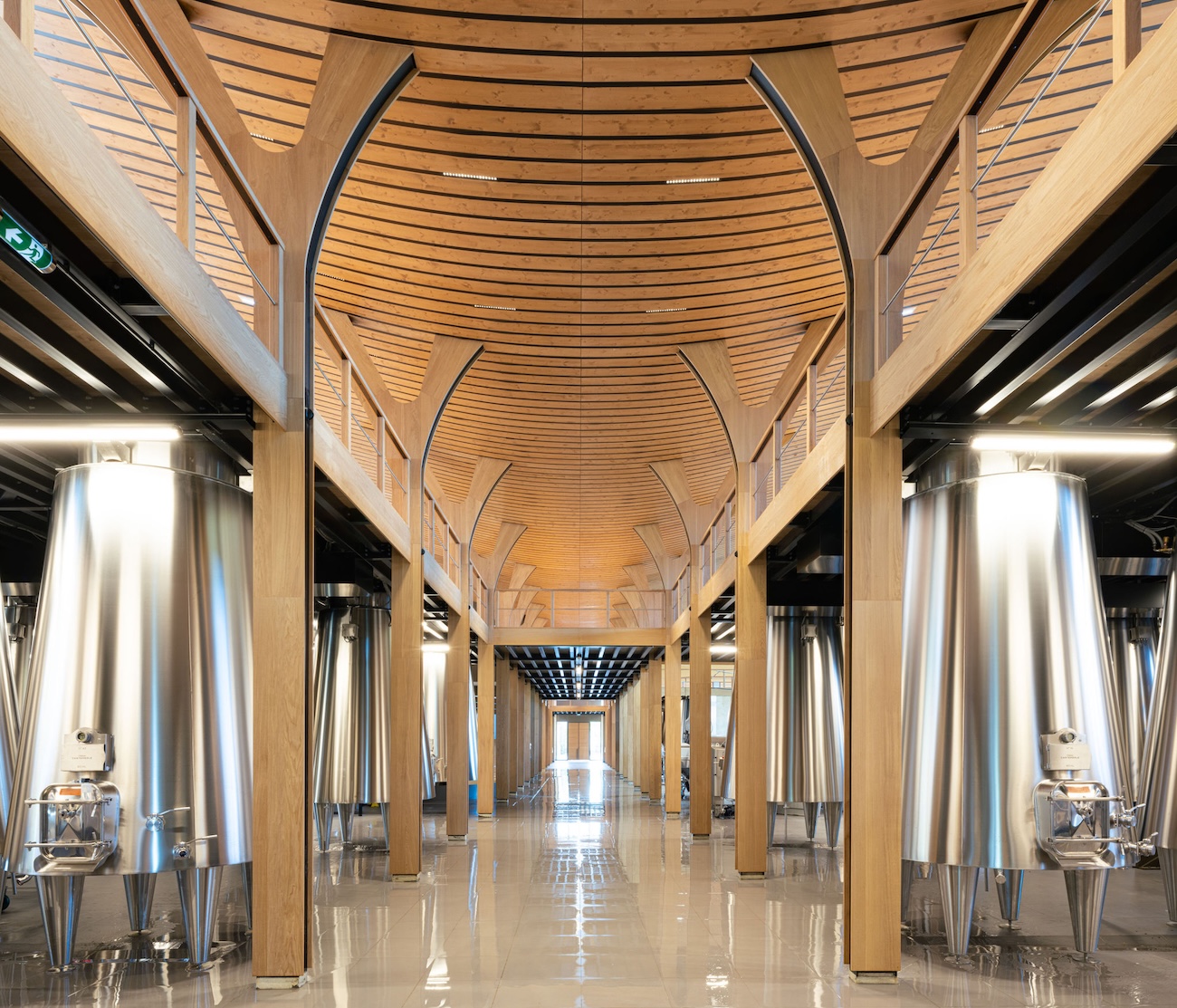 Vat room at Château Cantemerle