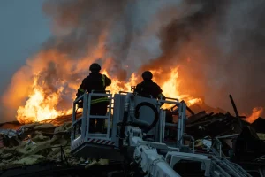 Russian Strike Causes Fire at Ukraine’s Kherson Regional Art Museum