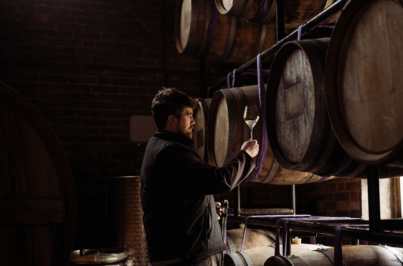Tommy Grimshaw, head winemaker of Langham Wine Estate