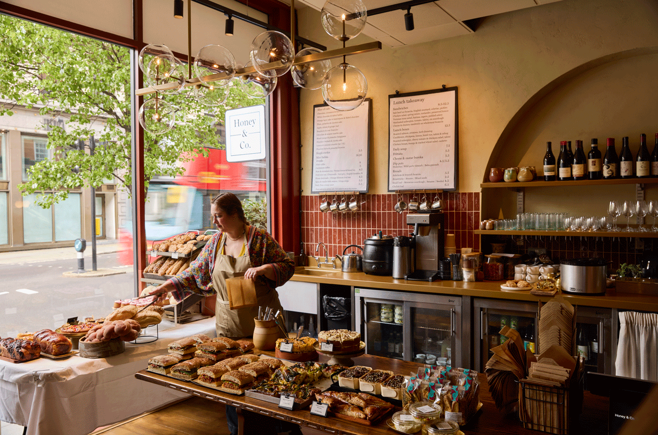 Honey & Co, Great Portland Street, London