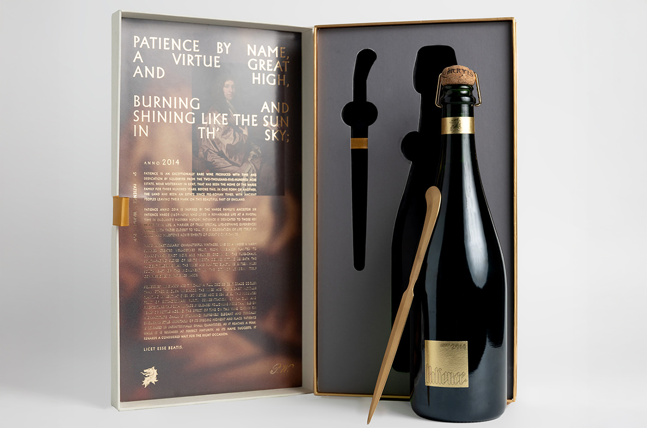 Squerryes Estate's prestige cuvée, Patience