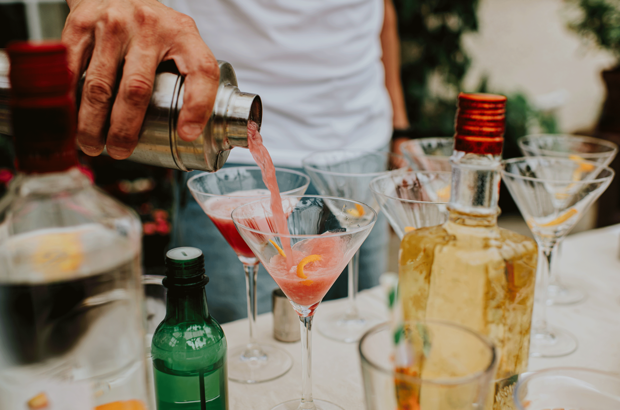 Making cocktails at home